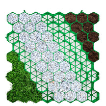 Gitter | Paddock-plade til jordforstærkning | Slidstærkt materiale | Fås i to farvevarianter | 50 x 50 cm