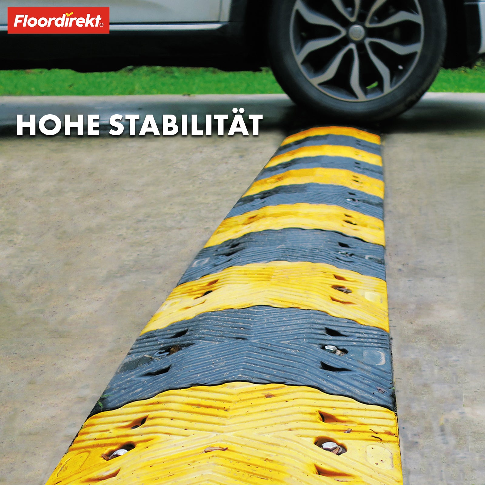 Gummifartbump | Kenya | Sort og gult fartbump i høj kvalitet til effektiv hastighedsbegrænsning