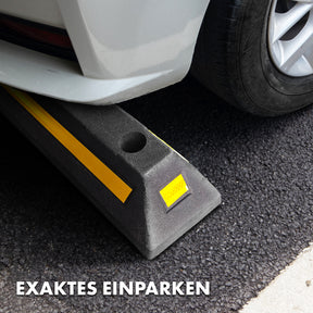 Parkeringsbom | Fuji | Robust og vejrbestandig løsning med høj synlighed til sikker parkering | 56 x 10 x 15 cm