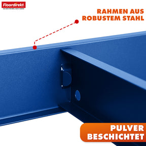Heavy-duty reol | Rhino | Opbevaringsreol med 5 hylder | 1050 kg belastningskapacitet | Innovativt plug-in system | I forskellige farver og størrelser