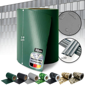 PVC Privacy Strips | Til nethegn | Privacy Screen Rolls i forskellige designs