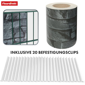 PVC Privacy Strips | Til nethegn | Privacy Screen Rolls i forskellige designs