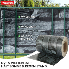 PVC Privacy Strips | Til nethegn | Privacy Screen Rolls i forskellige designs