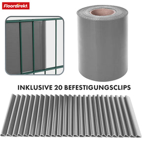 PVC Privacy Strips | Til nethegn | Privacy Screen Rolls i forskellige designs