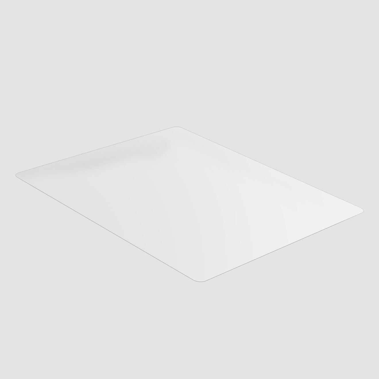 Gym floor mat | Base for training equipment | Semitransparent | Rectangular