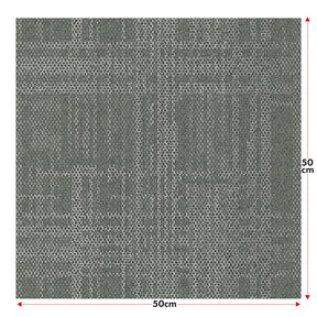 Tæppefliser | Luzern | 50x50 cm | Komfortable, lydabsorberende og velegnede til gulvvarme | Fås i 4 farver