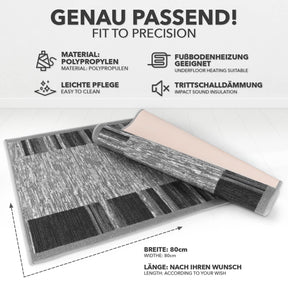 Carpet runner by measure | Navona | Width: 80 cm