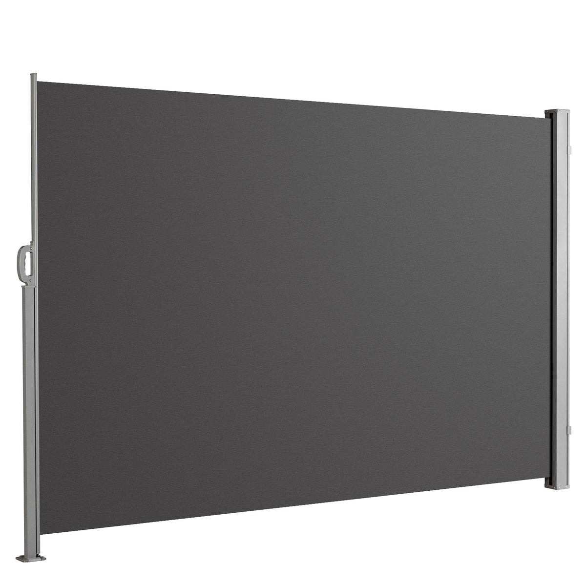 Alu-sidemarkise | Indsigt- og solbeskyttelse til terrasse, altan og have | UV-beskyttelse, ugennemsigtig og vandafvisende | Forskellige farver og størrelser