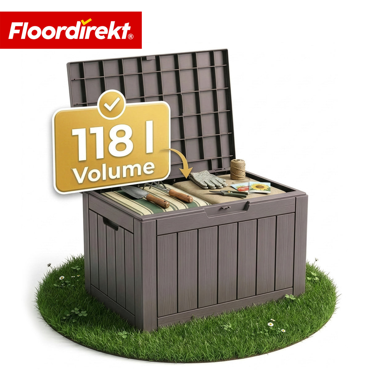 F1_Brun - 56 x 43 x 53 cm (118 L)