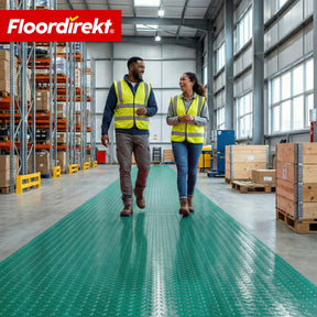 PVC-gulvbelægning | Coin Mirror | Coin-look med flade knopper | Skridsikker & nem at vedligeholde | Metervare / tilskåret efter mål | 110 cm bredde