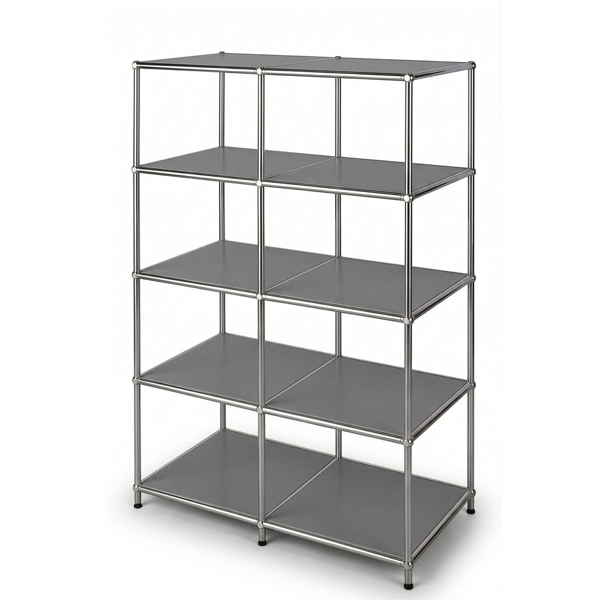 Metalreol | Concept Epure MK-015 | Åben fritstående reol med 5 hylder | Køkkenreol, kontorreol & stue reol