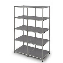 Metalreol | Concept Epure MK-015 | Åben fritstående reol med 5 hylder | Køkkenreol, kontorreol & stue reol