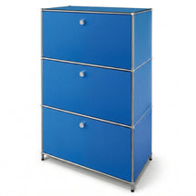 Metalskab | Concept Epure MK-129 | Sideboard med 3 låsbare rum | Moderne opbevaringsskab