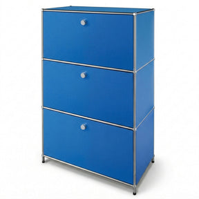 Metalskab | Concept Epure MK-129 | Sideboard med 3 låsbare rum | Moderne opbevaringsskab
