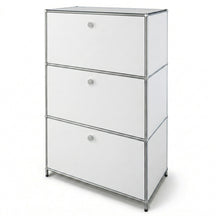 Metalskab | Concept Epure MK-129 | Sideboard med 3 låsbare rum | Moderne opbevaringsskab