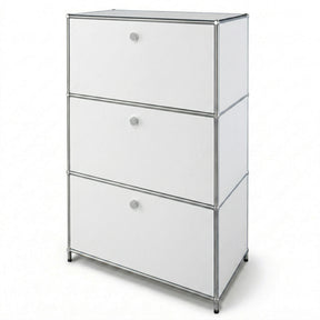 Metalskab | Concept Epure MK-129 | Sideboard med 3 låsbare rum | Moderne opbevaringsskab