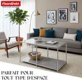 Metallreol | Concept Epure MK-016 | Skænk og opbevaringsreol med åbne hylder | Fås i flere farver