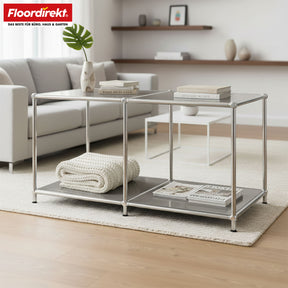 Metallreol | Concept Epure MK-016 | Skænk og opbevaringsreol med åbne hylder | Fås i flere farver