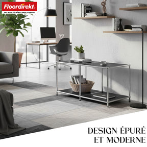 Metallreol | Concept Epure MK-016 | Skænk og opbevaringsreol med åbne hylder | Fås i flere farver