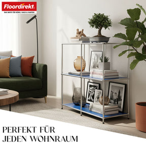 Metallreol | Concept Epure MK-027 | Åben 3-etagers skænk og opbevaringsreol | Fås i flere farver