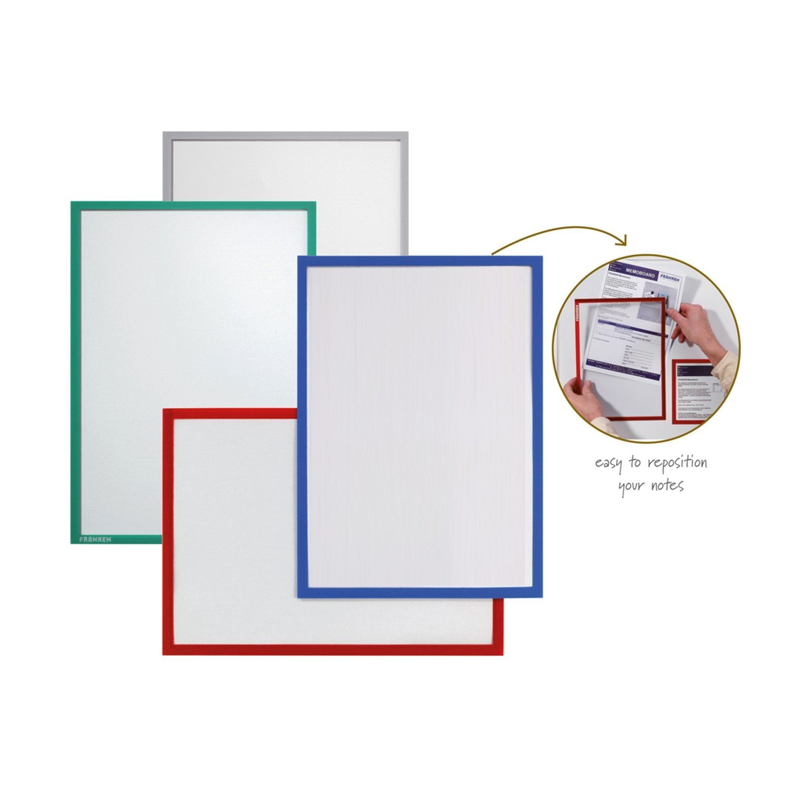 Document holder | Self-adhesive | A4 or A5 | Set of 5