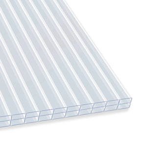 Dobbeltvægplade | 60,5 x 121 cm | Polycarbonat | Til drivhus & overdækning
