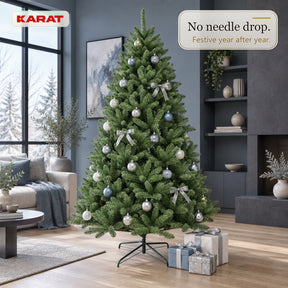 Kunstigt juletræ | Evergreen | Tæt granlook med metalfod | 150–240 cm