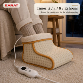 Elektrisk fodvarmer | Fjord | 6 varmetrin op til 55 °C, timer & Sherpa-for | 4 farver