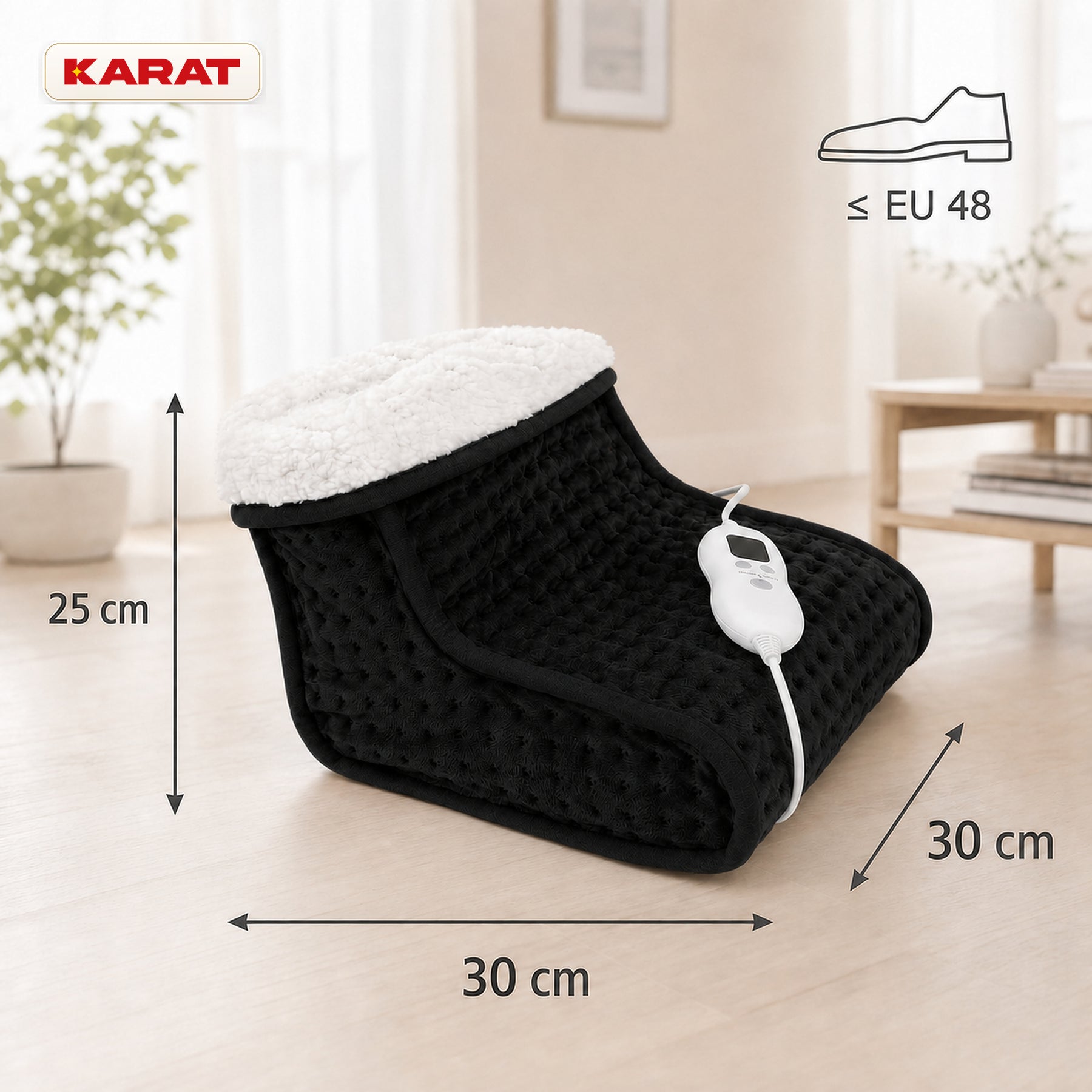 Elektrisk fodvarmer | Fjord | 6 varmetrin op til 55 °C, timer & Sherpa-for | 4 farver