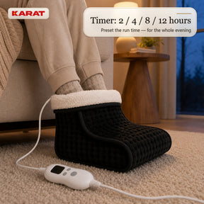 Elektrisk fodvarmer | Fjord | 6 varmetrin op til 55 °C, timer & Sherpa-for | 4 farver