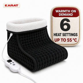 Elektrisk fodvarmer | Fjord | 6 varmetrin op til 55 °C, timer & Sherpa-for | 4 farver