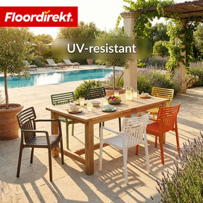 Havestol | Sitwell | Stabelbar designstol vejrbestandig & UV-bestandig til have, altan & terrasse