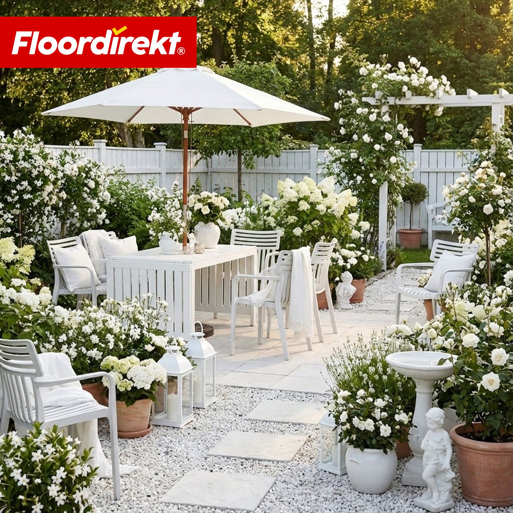 Havestol | Sitwell | Stabelbar designstol vejrbestandig & UV-bestandig til have, altan & terrasse