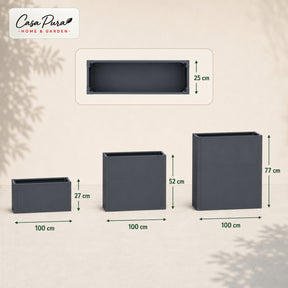 T3_Antracit – 100 × 25 × 27 cm