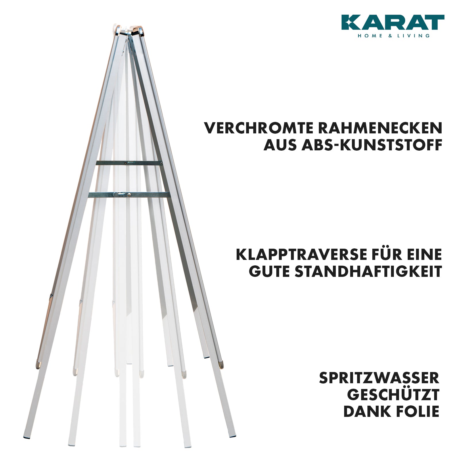 Kundestopper | DIN A1 & A2 | Dobbeltsidet gadeskilt, reklameskilt i aluminium