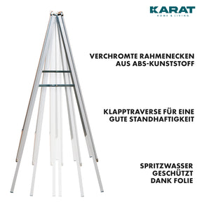 Kundestopper | DIN A1 & A2 | Dobbeltsidet gadeskilt, reklameskilt i aluminium