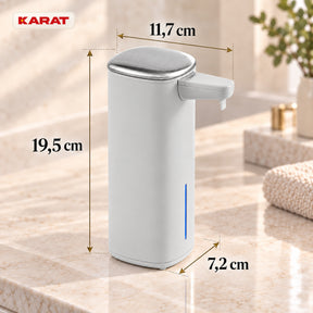 Automatisk skumsæbedispenser | Liora | Berøringsfri sæbedispenser med sensor, USB-C-batteri & rustfrit stål | 250 ml