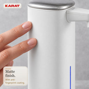 Automatisk skumsæbedispenser | Liora | Berøringsfri sæbedispenser med sensor, USB-C-batteri & rustfrit stål | 250 ml