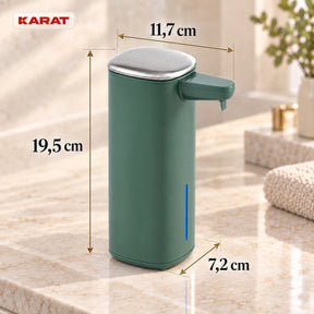 Automatisk skumsæbedispenser | Liora | Berøringsfri sæbedispenser med sensor, USB-C-batteri & rustfrit stål | 250 ml