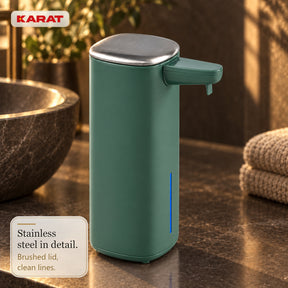 Automatisk skumsæbedispenser | Liora | Berøringsfri sæbedispenser med sensor, USB-C-batteri & rustfrit stål | 250 ml