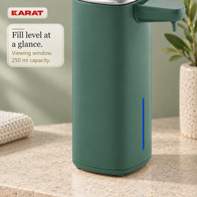 Automatisk skumsæbedispenser | Liora | Berøringsfri sæbedispenser med sensor, USB-C-batteri & rustfrit stål | 250 ml