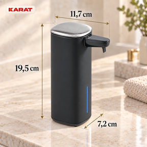 Automatisk skumsæbedispenser | Liora | Berøringsfri sæbedispenser med sensor, USB-C-batteri & rustfrit stål | 250 ml