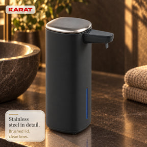 Automatisk skumsæbedispenser | Liora | Berøringsfri sæbedispenser med sensor, USB-C-batteri & rustfrit stål | 250 ml