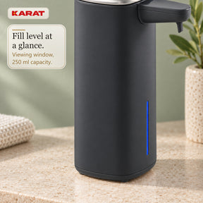Automatisk skumsæbedispenser | Liora | Berøringsfri sæbedispenser med sensor, USB-C-batteri & rustfrit stål | 250 ml