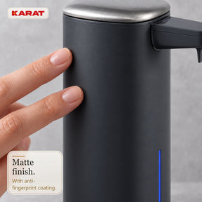 Automatisk skumsæbedispenser | Liora | Berøringsfri sæbedispenser med sensor, USB-C-batteri & rustfrit stål | 250 ml