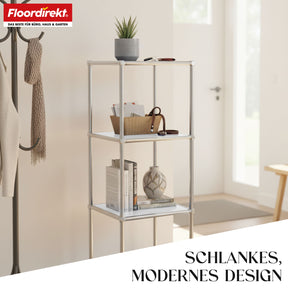 Metallreol | Concept Epure MK-005 | 4-etagers reol med åbne hylder | Fås i flere farver