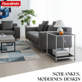 Metallreol | Concept Epure MK-012 | Åben side- og opbevaringsreol med 2 hylder | Fås i flere farver