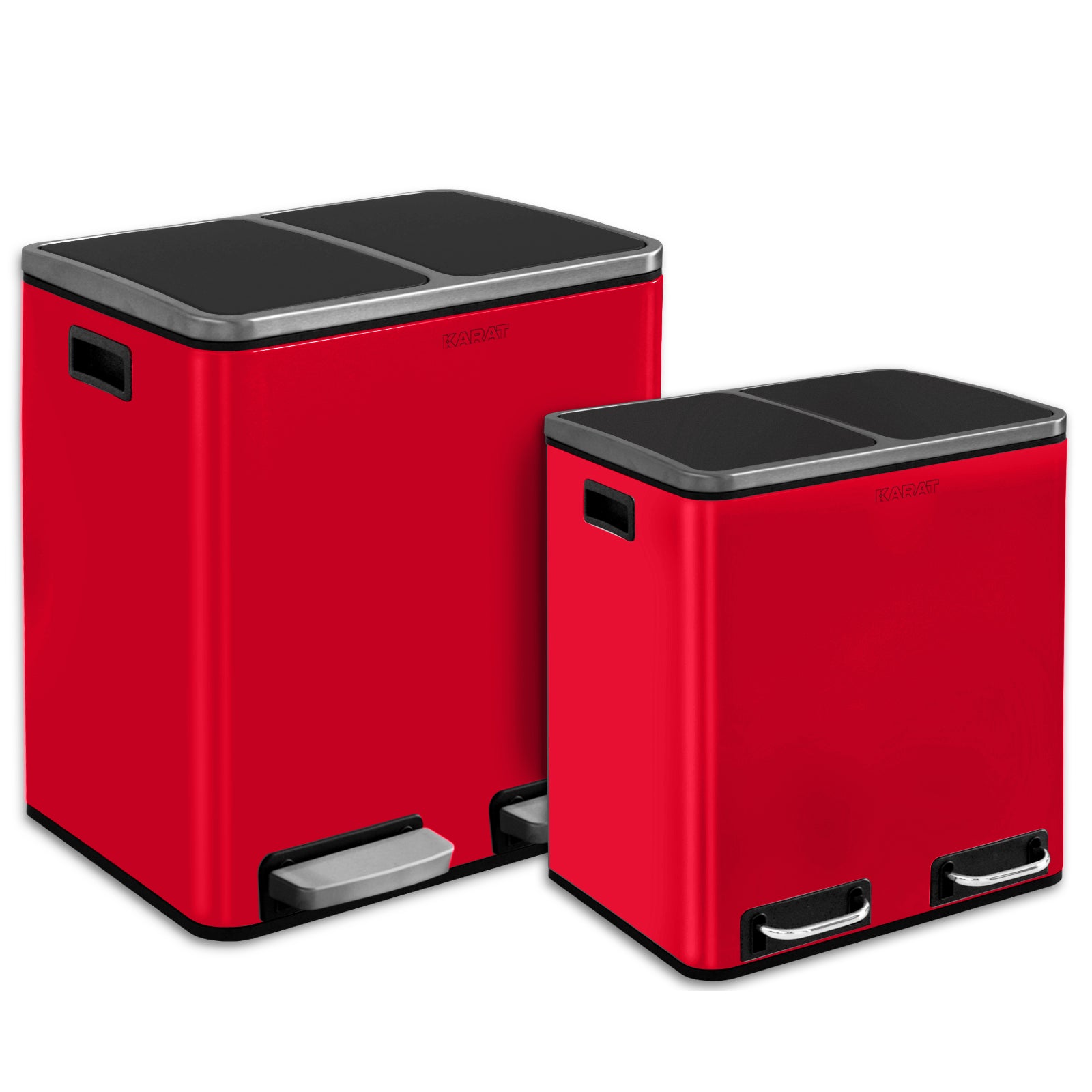 Affaldsspand | Felix | Rustfrit stål | Adskillelsessystem | Med lukkedæmper