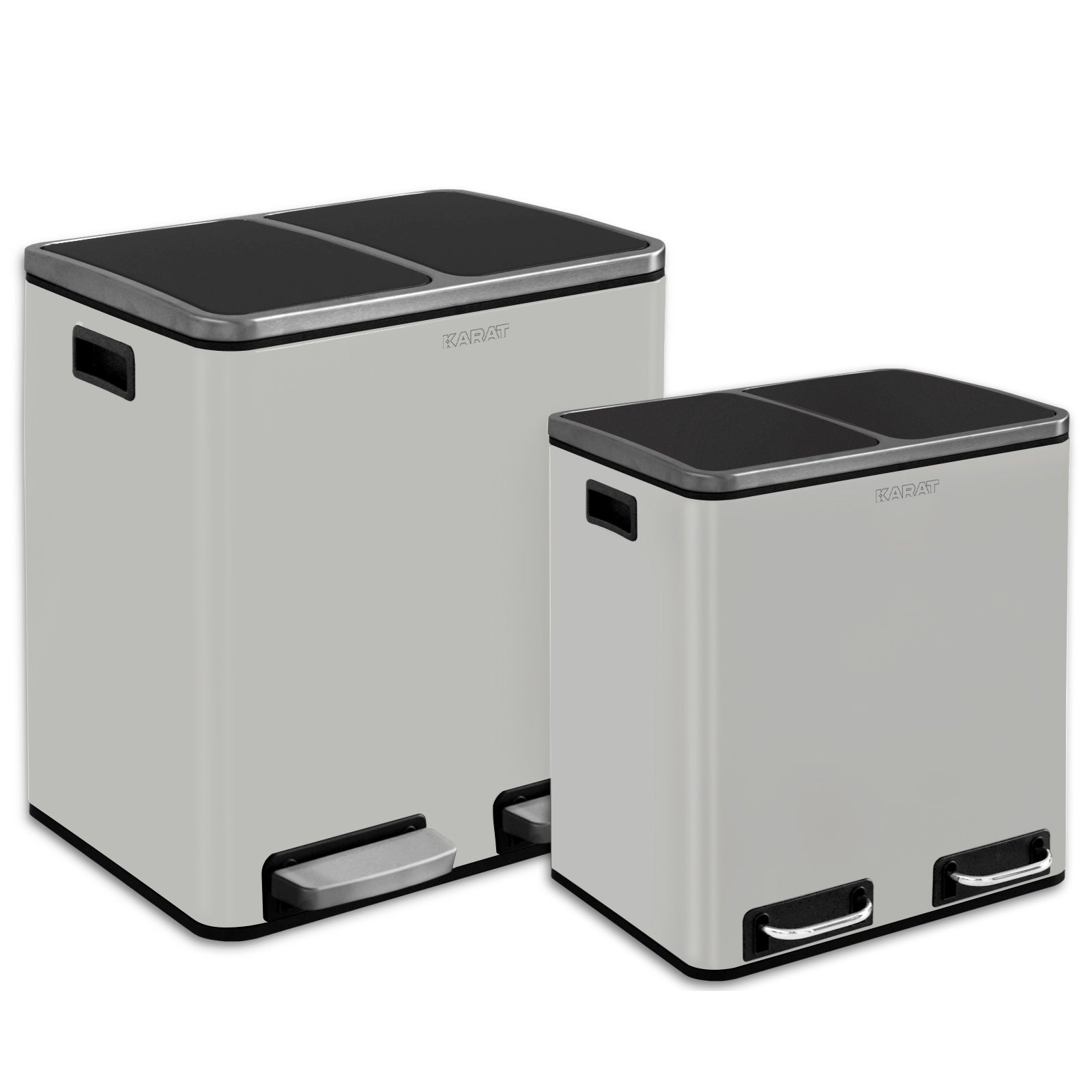 Affaldsspand | Felix | Rustfrit stål | Adskillelsessystem | Med lukkedæmper