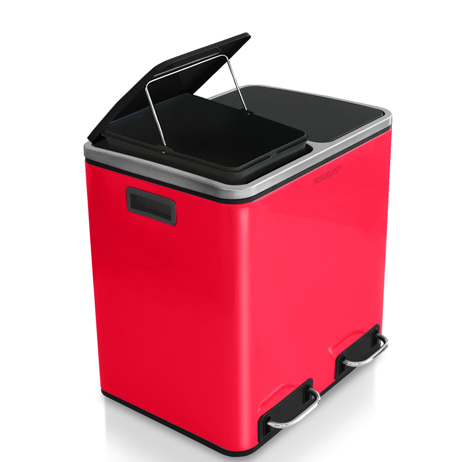 Affaldsspand | Felix | Rustfrit stål | Adskillelsessystem | Med lukkedæmper